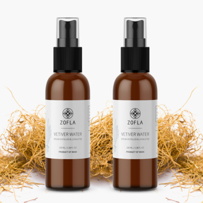 Zofla Vetiver Water Natural Skin Toner - Steam Distilled